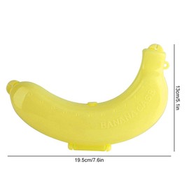 QANYEGN Banana Keeper Case, Tri Color Fruit Banana or Case, Banana Keeper, Perfect Lch Container Storage Solution(Yellow)