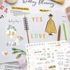 Wedding Stickers for Scrapbooking, 5Sheets 321PCS Wedding Scrapbook Stickers, Scrapbook