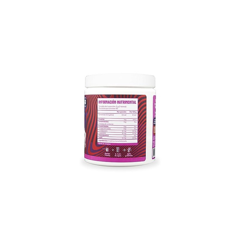 MUNCHIES LAB CREATINA 300G 60 SERVICIOS SABOR NATURAL