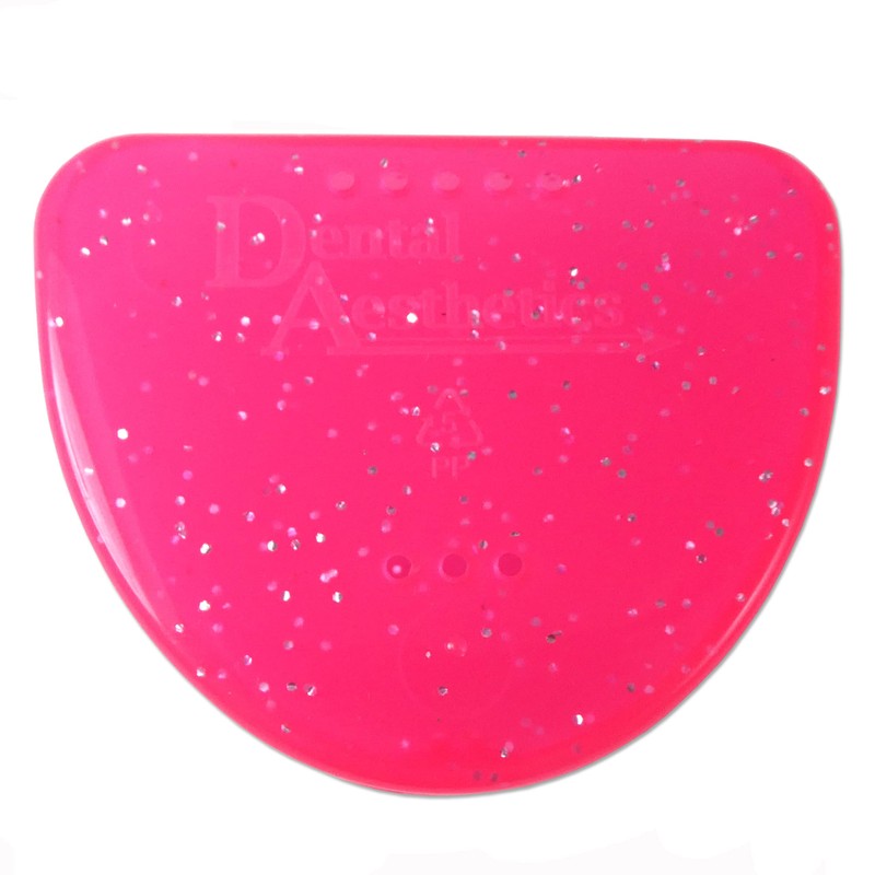 Slim Orthodontic Dental Case x 2 - Colour & Glitter