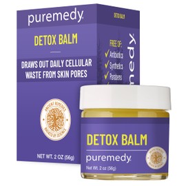 Puremedy Detox Balm, Organic Herbal Skin Treatment with Elderflower and Calendula