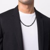 GAVU Onyx Tiger Eye Power Stone Necklace, Men's, 55 cm,