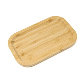 yueton 1 Pack Bamboo Tray Jewelry Tray Bathroom Counter Tray Vanity Tray for Home Kitchen Decorating Organizing