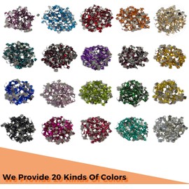 Diamond Painting Square Stones Diamond Painting Accessories for 5D Diamond Painting, 20 Colours, 20,000 Pieces Diamond Painting Stones, Diamonds for Diamond Painting Adults