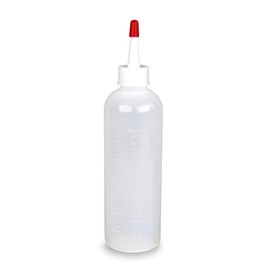 Tredoni 7oz/210ml Hair Dye Applicator Bottle Nozzle + Cap, Squeeze Dye Measuring Bottle