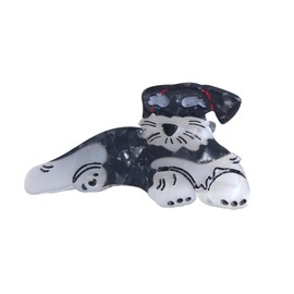 Novelty Schnauzer Hair Clip,Acetate Claw Clips,Big Hair Clips for Women,Dog Claw Clips for Girl