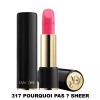Lancome L'absolue Rouge Lipstick Lip Color #317 POURQUOI PAS? Sheer
