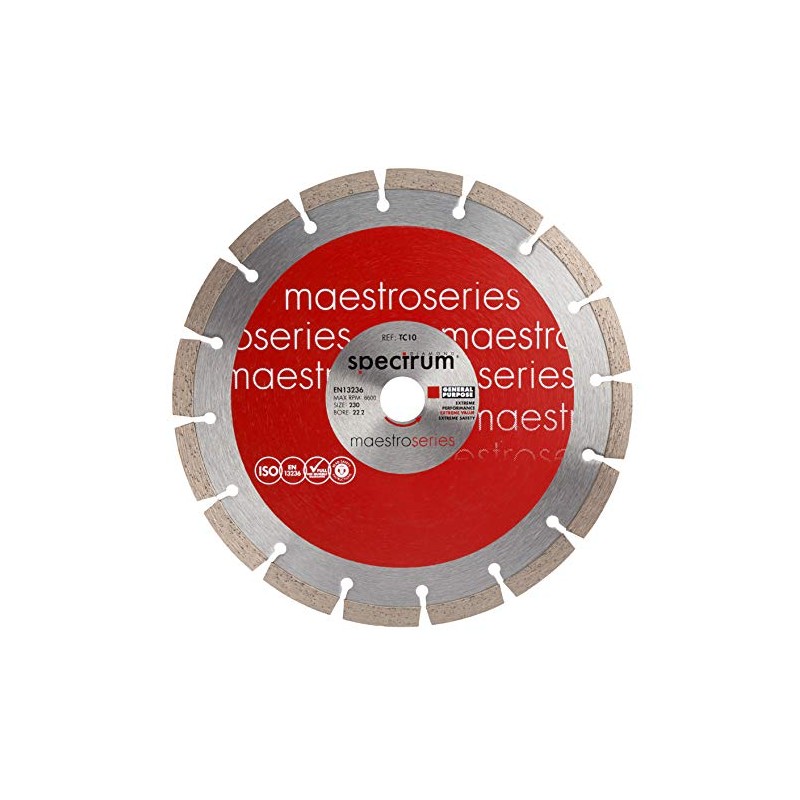 Spectrum Maestro 10mm General Purpose Diamond Blade - 230/22.23mm