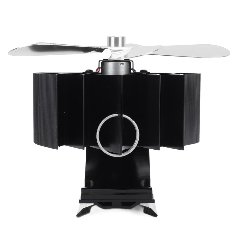 Wall Mounted Fireplace Fan 5 Blade Heat Powered Wood Stove