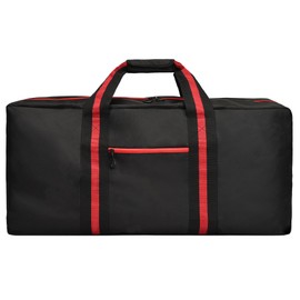 KUI WAN 150L Large Duffle Bag for Travel 37” Diffle Bag for Overnight Weekender Camping, Storage for Men Women, Red