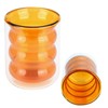 200ml DoubleLayer Glass Mug HeatResistant 3 Dimensional Spiral Cup for