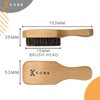 Kobe Professional Men's Dark Wood Club Brush - Men’s Boar