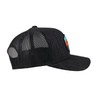 HOOEY Men's Punchy Patch Logo Mesh Trucker Cap Black One