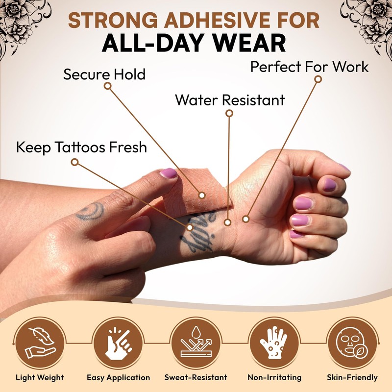 Tat2X Tattoo Cover Up Tape – New Long Lasting Adhesive