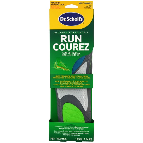 Dr. Scholl's® Run Active Comfort Insoles,Men's, 1 Pair, Trim to