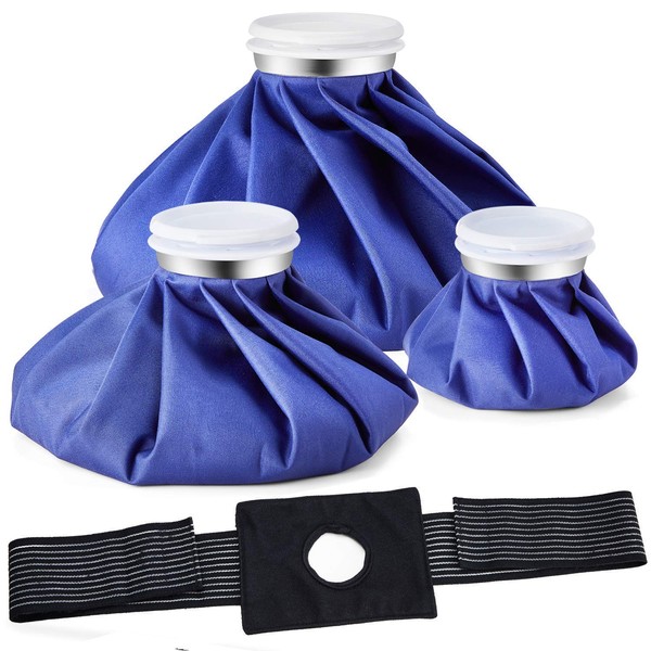 Ohuhu Icing Bag Ice Bag Icing Supporter Set of 3 for Cold and Cold Use Icing Bag, Ice Bag, Thermal Pack, Cooling Pack, Baseball, Sports