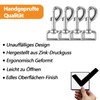 4 Pcs Swivel Carabiner Silver Hook Swivel Hook Carabiner Hook