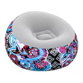 Bestway Sillón Puf Inflable Floral Bestway Mod. 75111 Color Azul