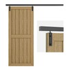 8FT Ceiling Mount Box Rail Barn Door Hardware Kit,Heavy Duty