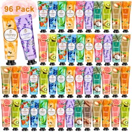 96 Pack Mini Hand Lotion Bulk, Hand Lotion Travel Size, Hand Cream Bulk Gifts for Women, Party Favors, Thank You Gifts, Teacher Appreciation, Bridesmaid Gift, Nurses Gifts,Christmas Stocking Stuffers
