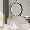 18Oz Spiral Stripe Soap Dispenser Set - Gold Stainless Steel