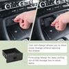 HGWEI 2pcs Center Console Organizer Compatible with Honda Pilot 2023-2025/2026