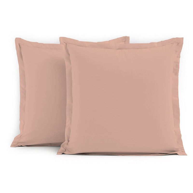 Home Linge Passion Ruffled Flat Cotton 57 Thread Count Pillowcases