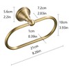 Flybath Oval Towel Ring Antique Brass Hanger Hand Towel Holder