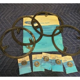 FoMoCo NOS Ford 1955 1956 Fairlane T-Bird Lot Tail Light Body Pads & Tach Grommets 57