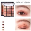 16 Colors Eyeshadow Palette, Professional Matte Eyeshadow Makeup Palette Pigmented
