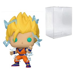 POP! Animation Dragon Ball Z: Super Saiyan 2 Goku PX Exclusive Vinyl Figure (Bundled with Compatible Box Protector Case)