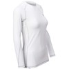 Fila 419402 Women's Sports Inner, Long Sleeve, Compression Wear, white