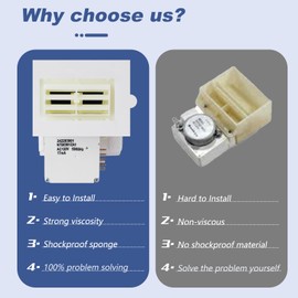 Upgraded 242303001 Refrigerator Air Damper Control Assembly Replace AP5788340 PS8746718 EAP8746718 3016452 Air Damper Control Assembly Compatible with Frigidaire Crosley FFS FFH FFE LFS DFH 2-Year Qa