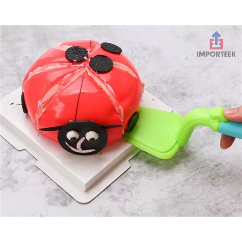 Importeek Cuchillo Rebanador Pastel Reposteria Pan Espatula Cortador