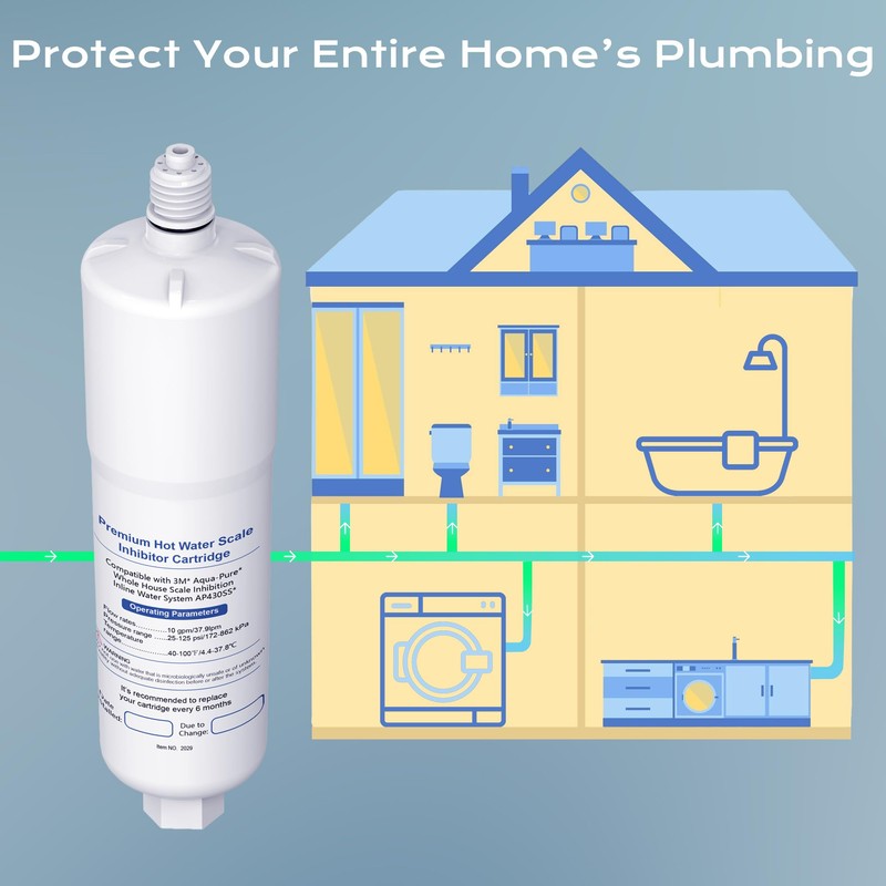 AP431 Cartridge Replacement for Aqua-Pure AP430SS, Water Filter Whole House