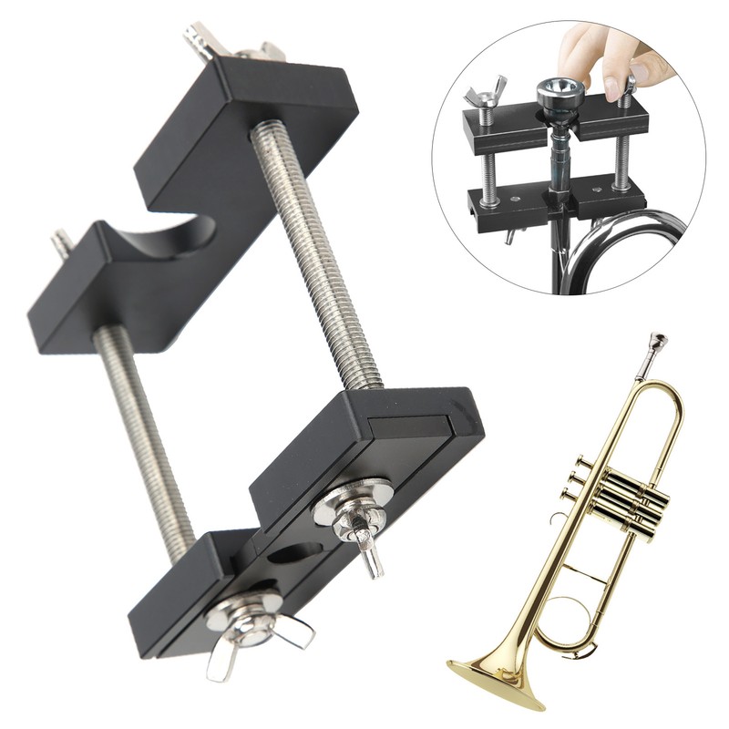 Mouthpiece Puller Remover Adjustable Hug Tool for Trumpet Trombone Tenor