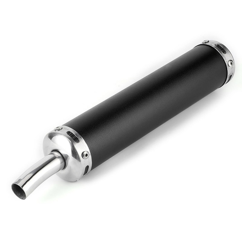 Stainless Steel Exhaust Muffler Silencer 20mm/0.8in Modified Parts for 2