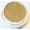 KM-Nails Powder Glitter Gold Hologram XXL Studio Size 0.1 mm