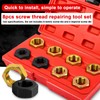 8PCS Car Transmission Shaft Screw Repairing Kit Metric Inch Thread