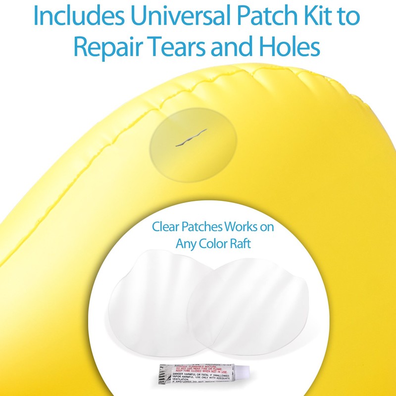 GoFloats Universal Tote Bag/Float Kit with 2 Raft Repair Kits