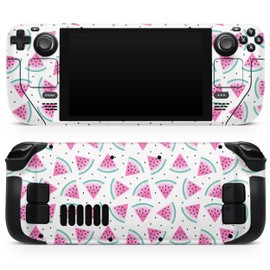 DesignSkinz - Compatible with Steam Deck - PC Skin Decal Protective Scratch Resistant Vinyl Wrap Gaming Cover - The All Over Watermelon Slice Pattern