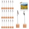 JOYIAL Wooden Photo Holder with Clips, Postcard Holder, Pack of