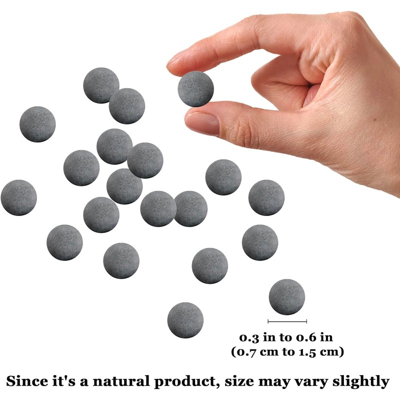 JOR Betta Balls, Water Conditioner Gray Beads for Crystal Clear