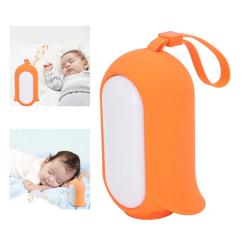 Baby Soother Sound Light Machine Voice Control Eye Caring Warm