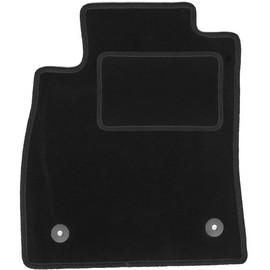 Wielganizator Automatte – Passend für Ford Fiesta MK8 Schrägheck 2017- – Velours – Autozubehör - Praktische Fußmatte Auto – 1-teilig - schwarz