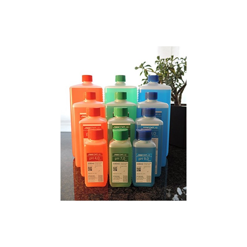 Pufferlösung pH, Set 500 ml, PH4 + PH7 – Industrial