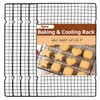 5-piece stainless steel cooling rack -10" x 16" metal wire
