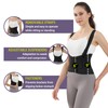 Lixinsunbu Rückenbandage für Rückenschmerzen, industrielle Rückenbandage mit Schultergurten für Schmerzen