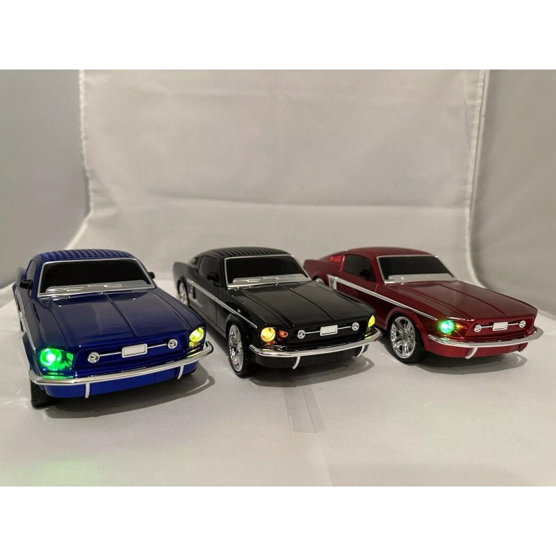 Hooked Ford Mustang 1967 Red Speaker BT Indoor/Outdoor Portable USB
