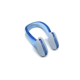 wumio Nose Clip, Blue for Swimming, Nose Plug, Beginner, Pool, Gym, Backstroke, Quick Turn, Swim Accessory, Unisex, Small, Lightweight, Simple